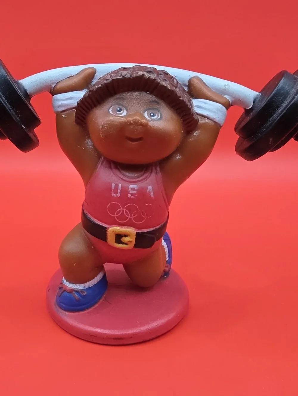 1995 Cabbage Patch Kids Olympikids Weightlifter Mattel